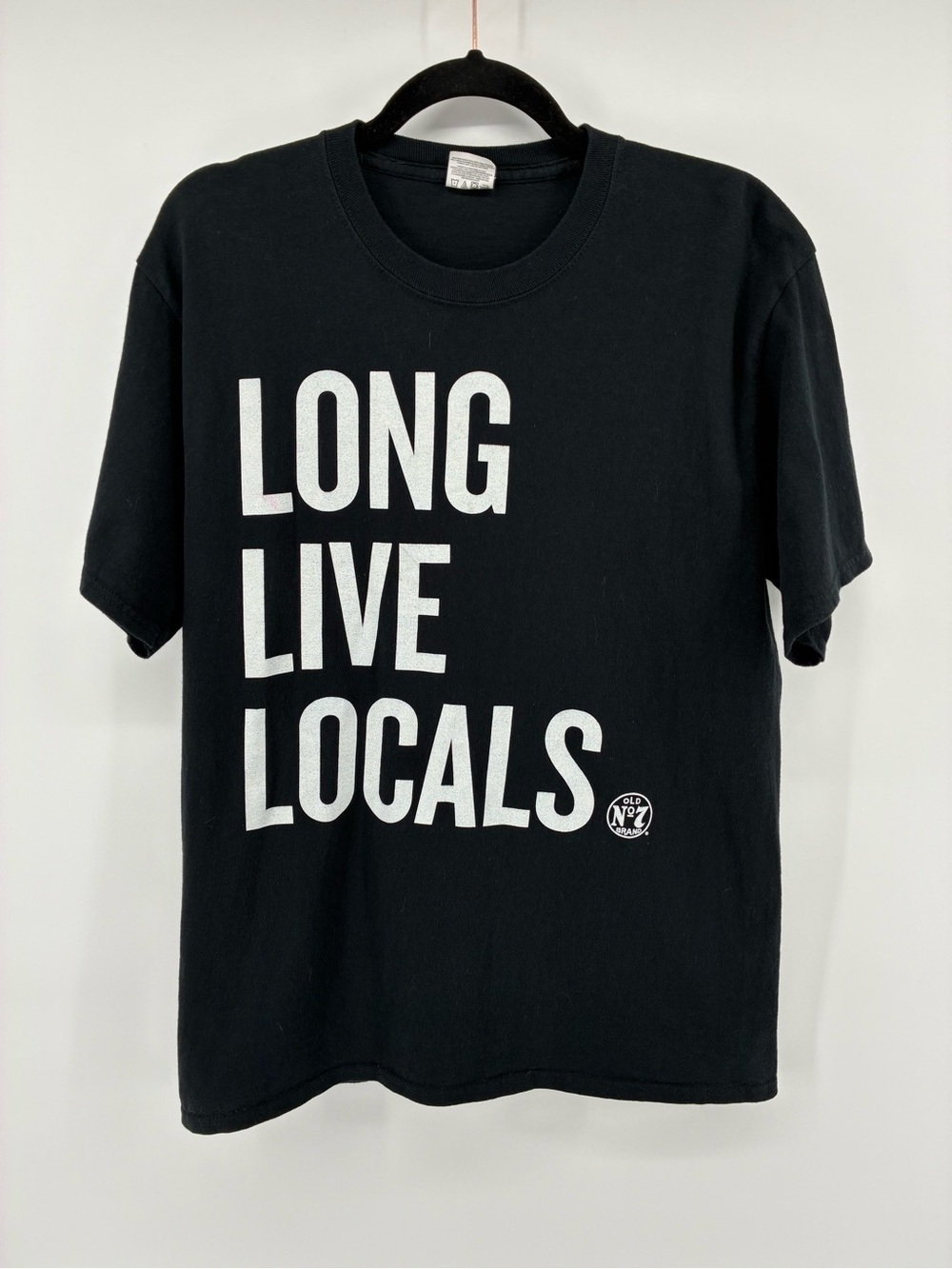 Jack Daniel’s No. 7 Black "Long Live Locals" Graphic Tee